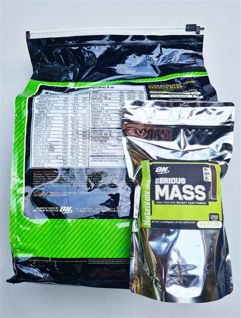 serious mass small pack|ON Serious Mass 1lb pouch .